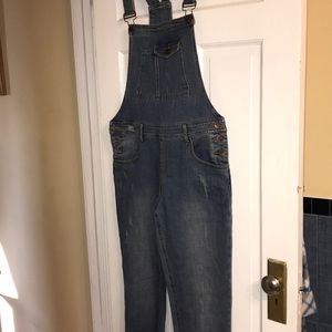 La Château Blue jean over-alls